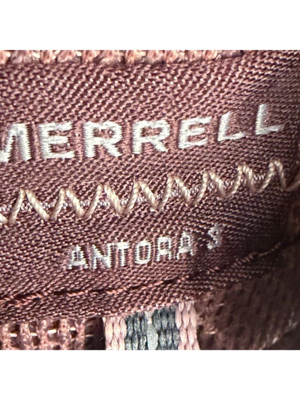 Merrell Antora 3 Trail Hiking Shoes Womens 6.5 Burlwood Avocado Low Top Lace Up - Picture 6 of 11